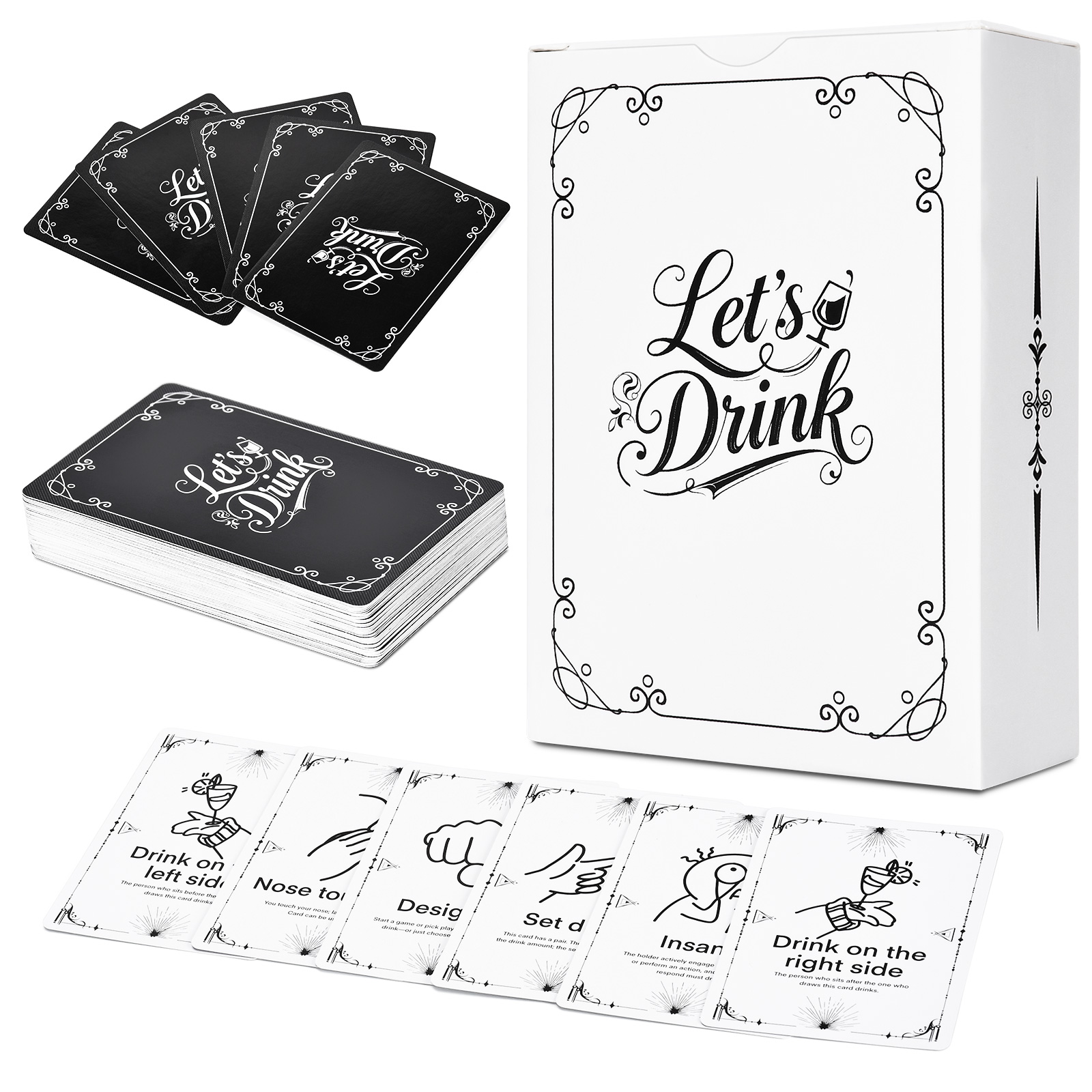 Adult Drinking Game Cards – 52 - Party Games Adults Drinking 리뷰 및 가격