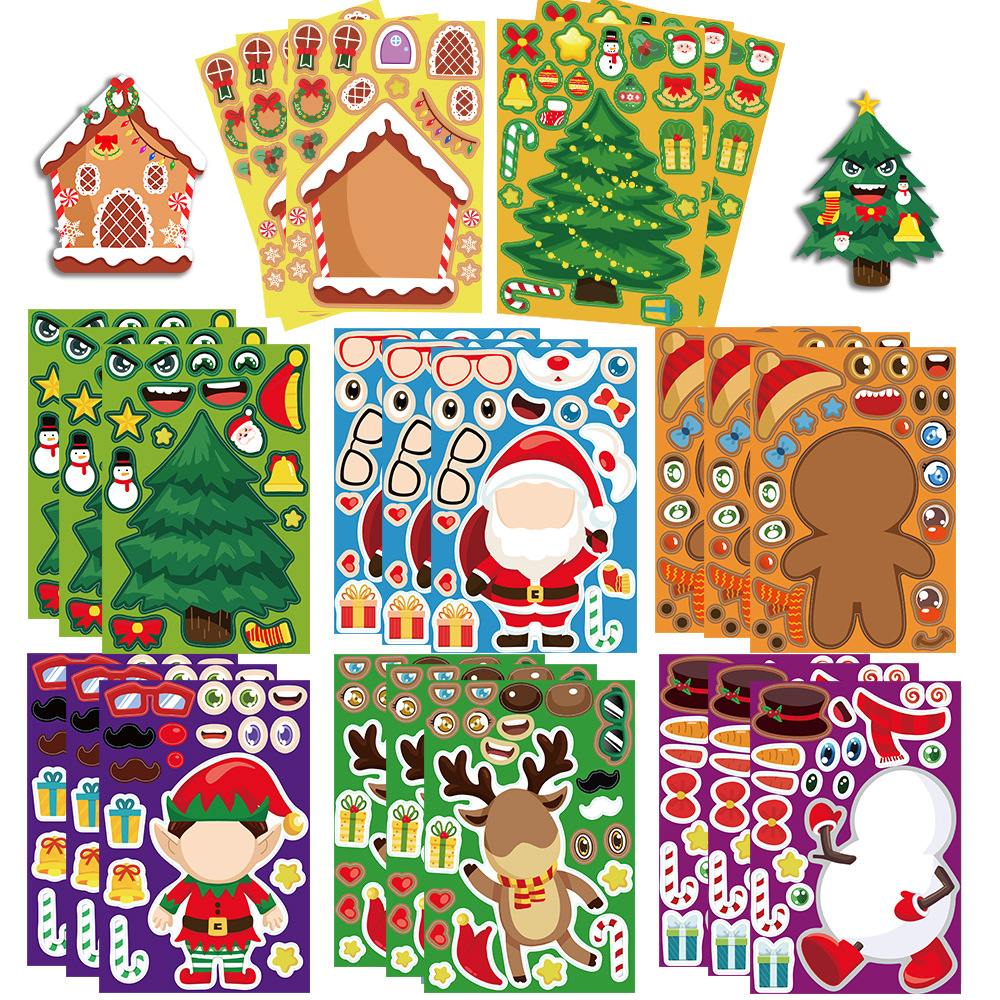 8 Sheets Christmas Puzzle Stic - Party Games Instagram 리뷰 및 가격