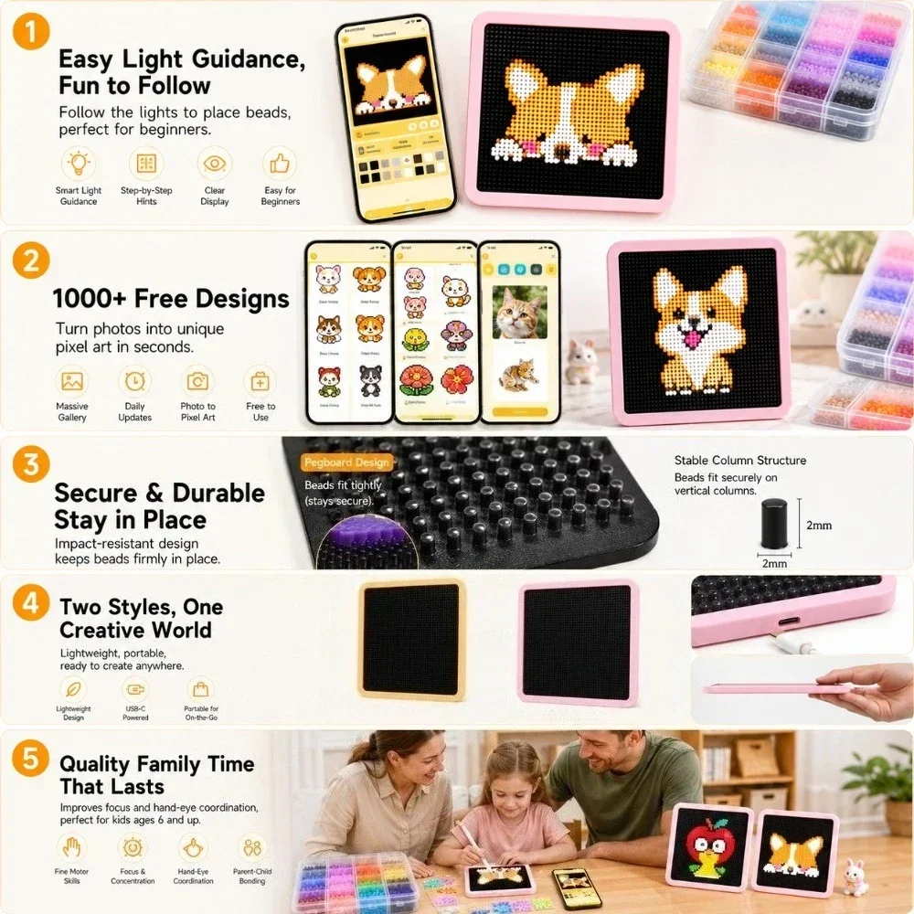 LED Smart Fuse Bead Pegboard,  - Party Games Birthday 리뷰 및 가격