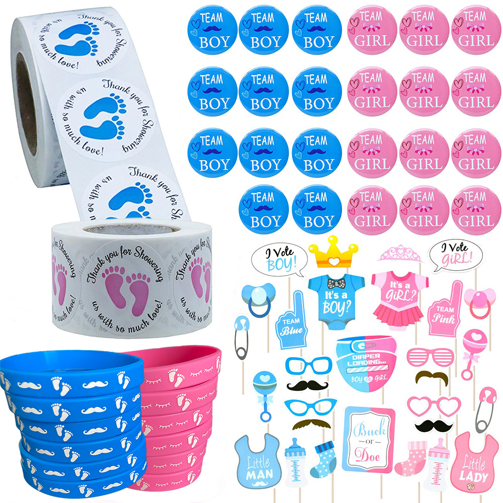 Gender Reveal Party Supplies B - Party Games Graduation Ideas 리뷰 및 가격