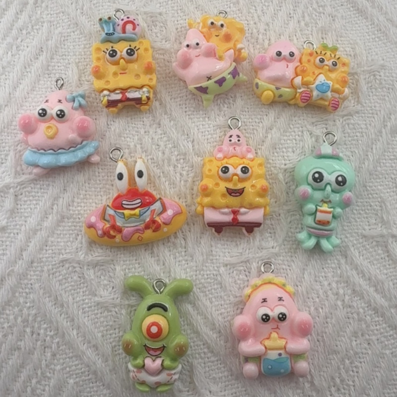 10pcs cartoon resin pendant, D - Party Games Birthday 리뷰 및 가격