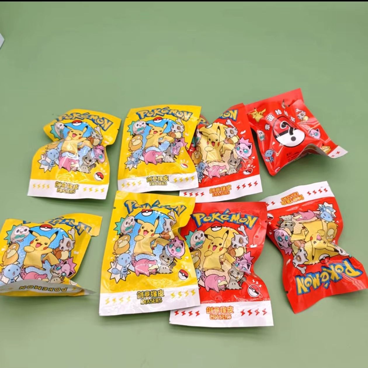 Pokemon Blind Bag Eraser Surpr - Party Games School 리뷰 및 가격