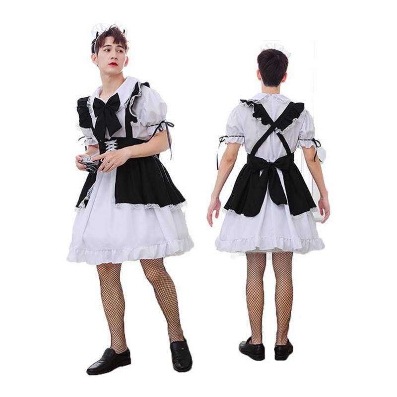 Comical Male Maid Skirt Costum - Party Games Crossplay 리뷰 및 가격