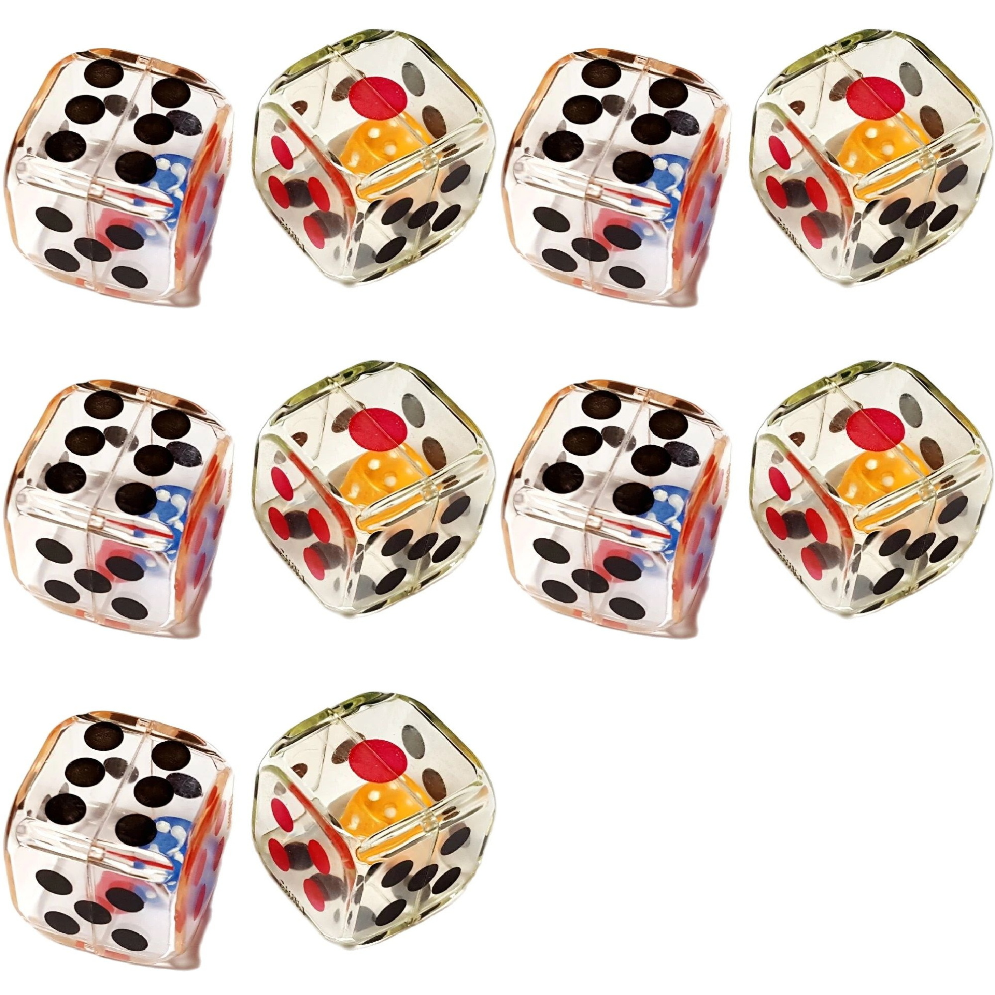 24 Pcs Dice-in-dice 28mm Trans - Party Games Easter For Kids 리뷰 및 가격