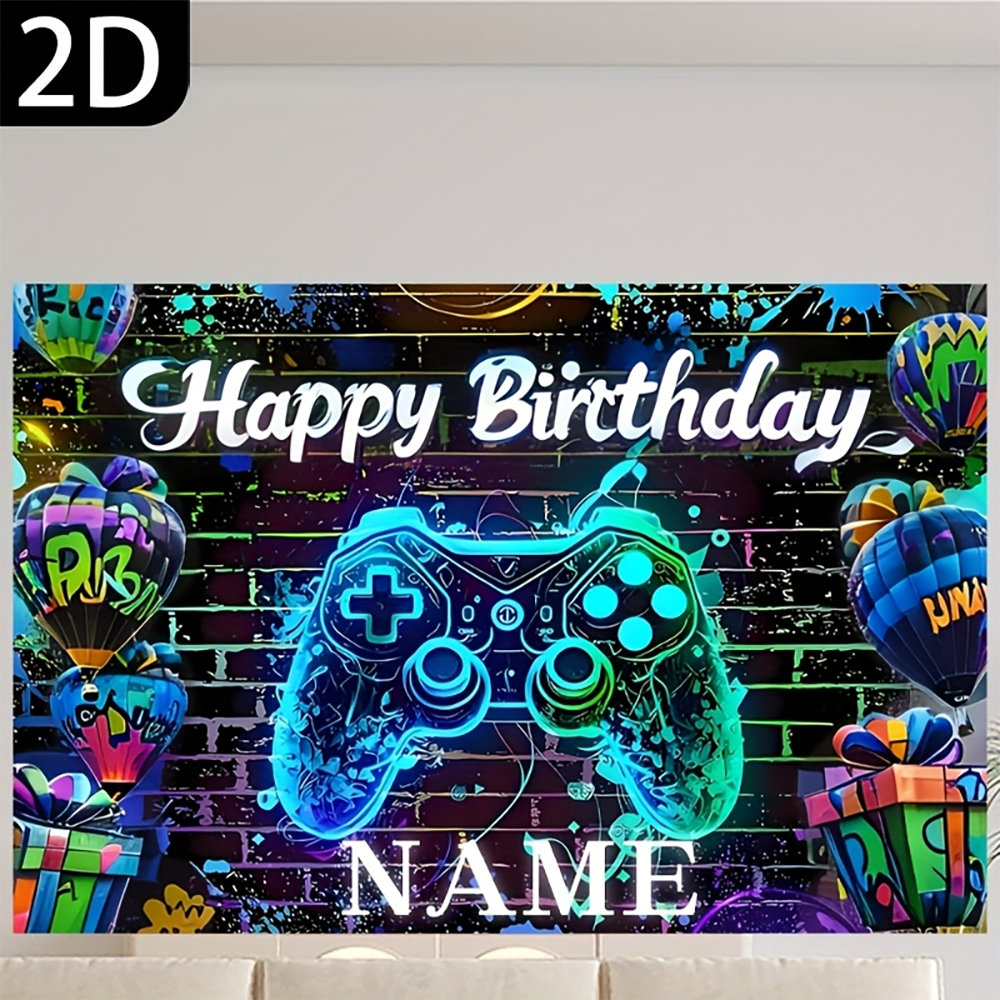 1pc  Personalized Neon Gamer H - Party Games Name 리뷰 및 가격