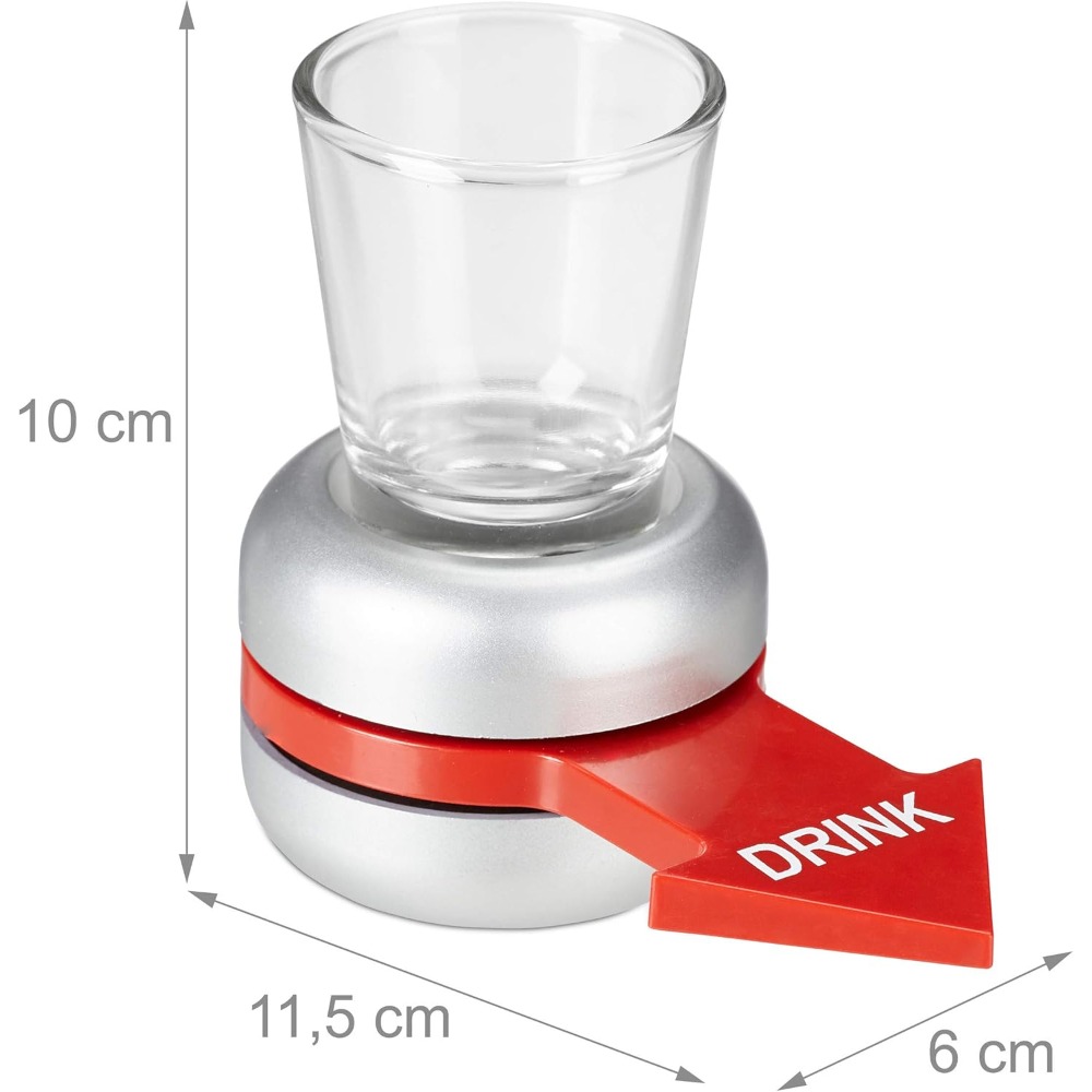 Relaxdays Drinking Game, Spin  - Party Games Adults Drinking 리뷰 및 가격