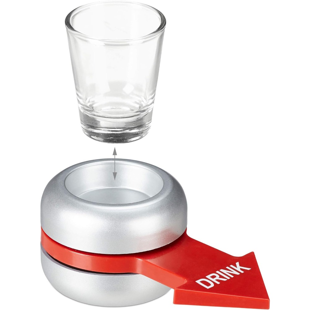 Relaxdays Drinking Game, Spin  - Party Games Adults Drinking 리뷰 및 가격