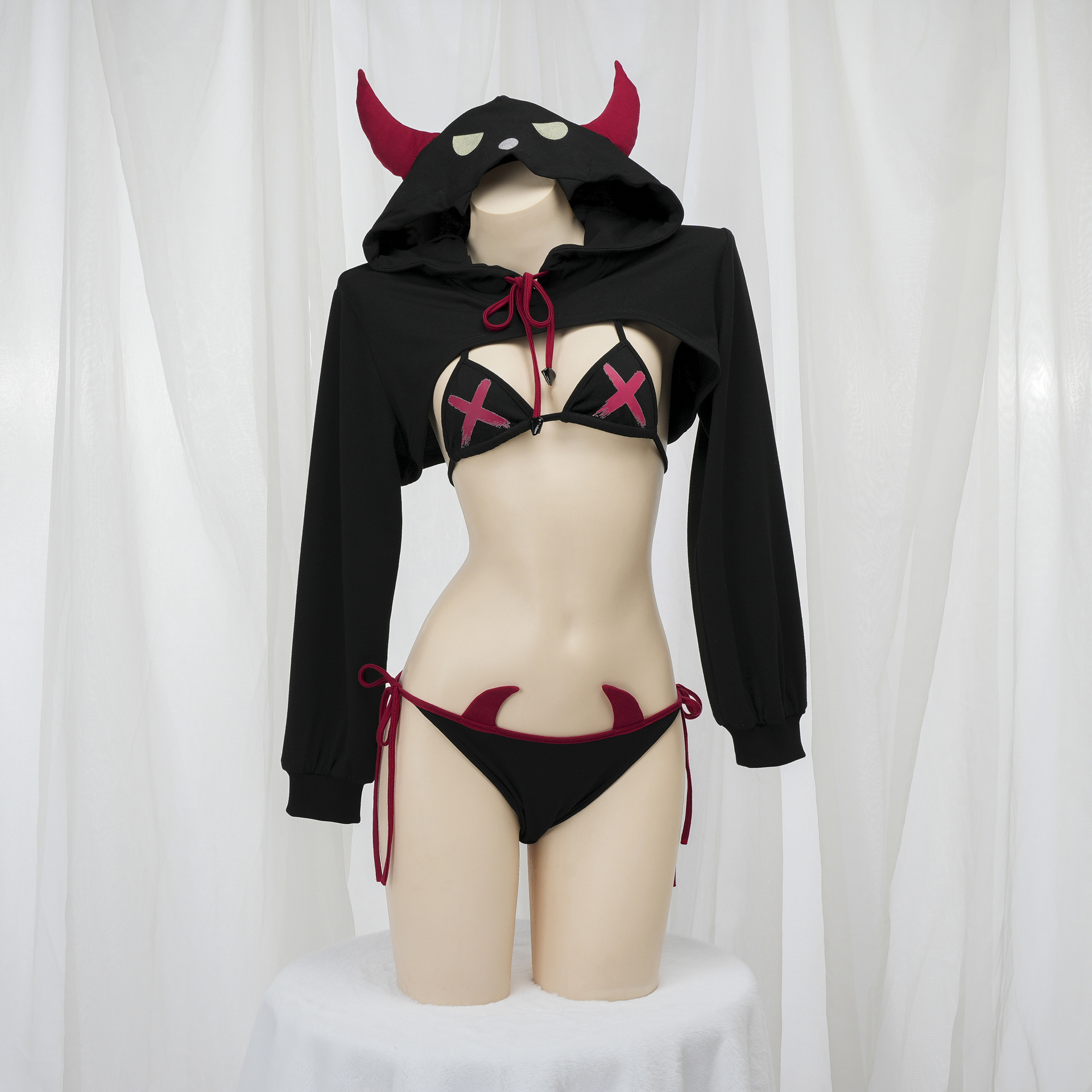 Christmas Short Devil Set Sexy - Party Games Girls Night 리뷰 및 가격