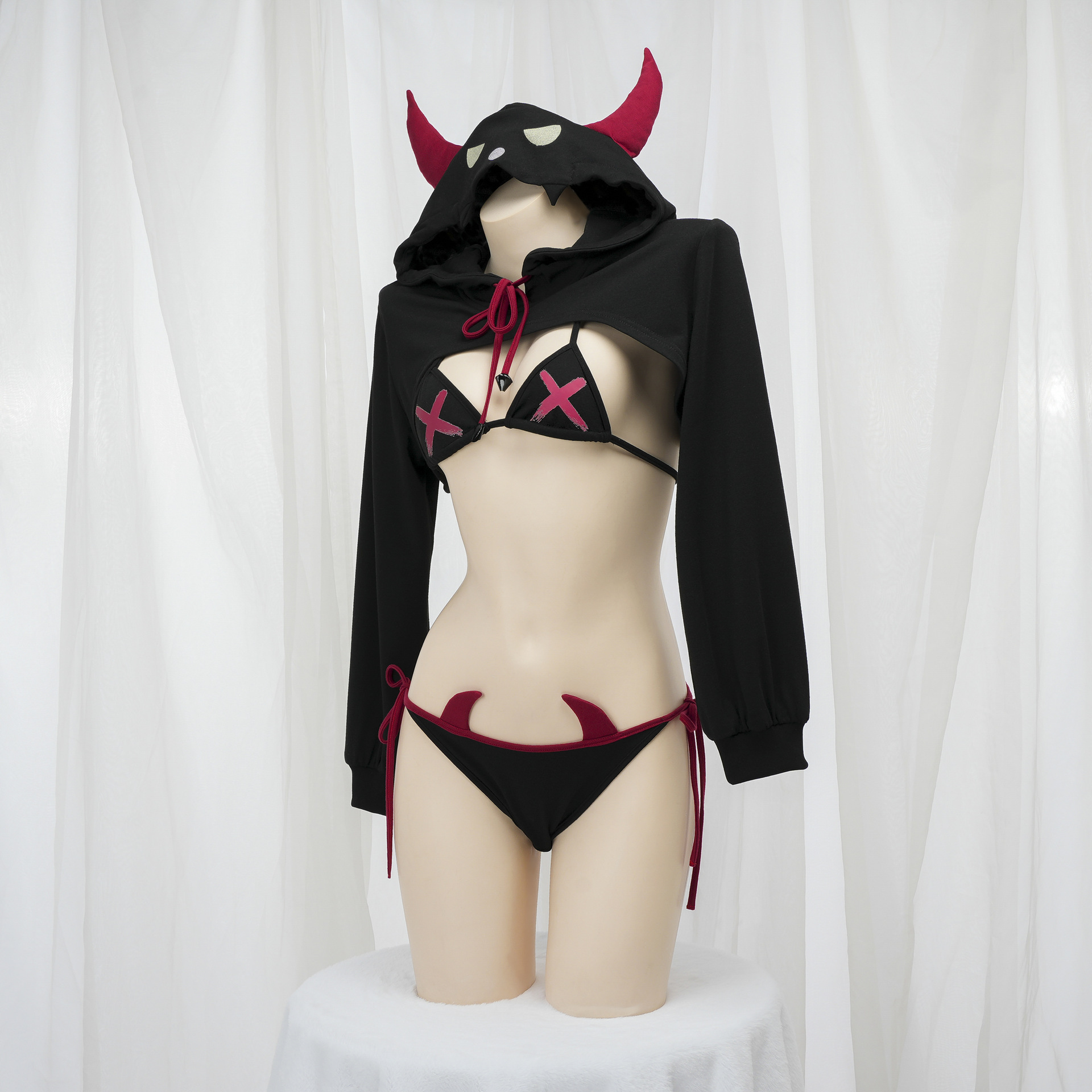 Christmas Short Devil Set Sexy - Party Games Girls Night 리뷰 및 가격