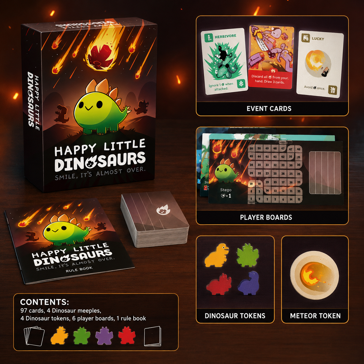 Happy Little Dinosaurs Cute Su - Party Games Kids And Adults 리뷰 및 가격