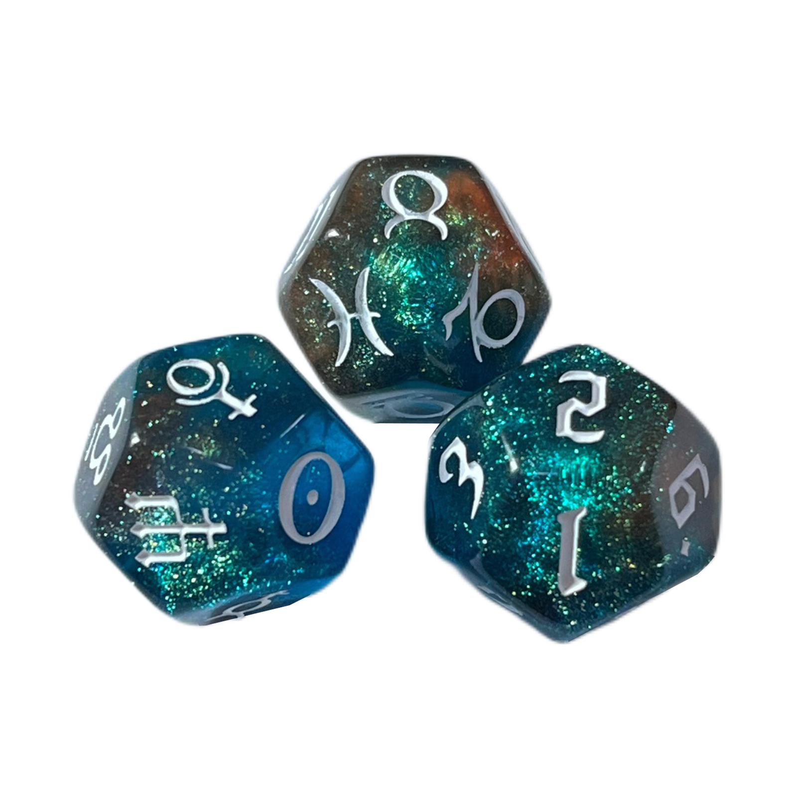 Dodecahedron Astrology Dice Ac - Zodiac Party Games 리뷰 및 가격